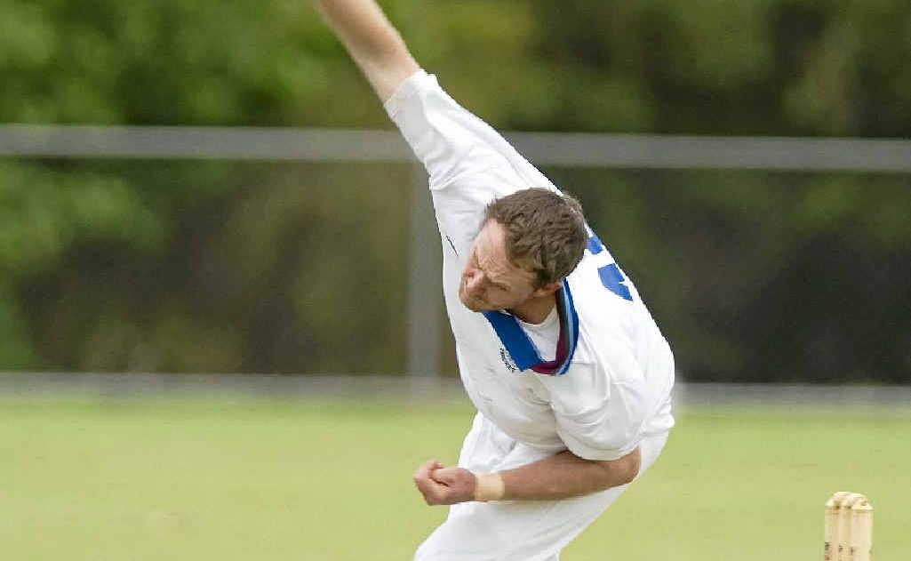 John Cleary, pictured bowling in Schaeffer Shield cricket in Toowoomba this season, is a key for Warwick in Mitchell Shield tomorrow at Slade Park. John Cleary, pictured bowling in Schaeffer Shield cricket in Toowoomba this season, is a key for Warwick in Mitchell Shield tomorrow at Slade Park.